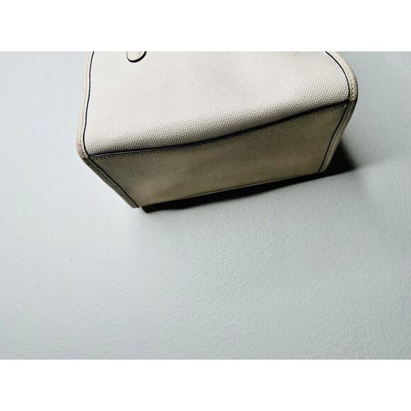 COACH White Mini Square Crossbody Top Handle Hand Bag Purse - Picture 6 of 14